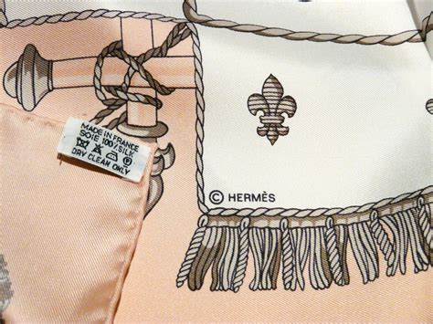 hermes scarf identification|authentic hermes scarf label.